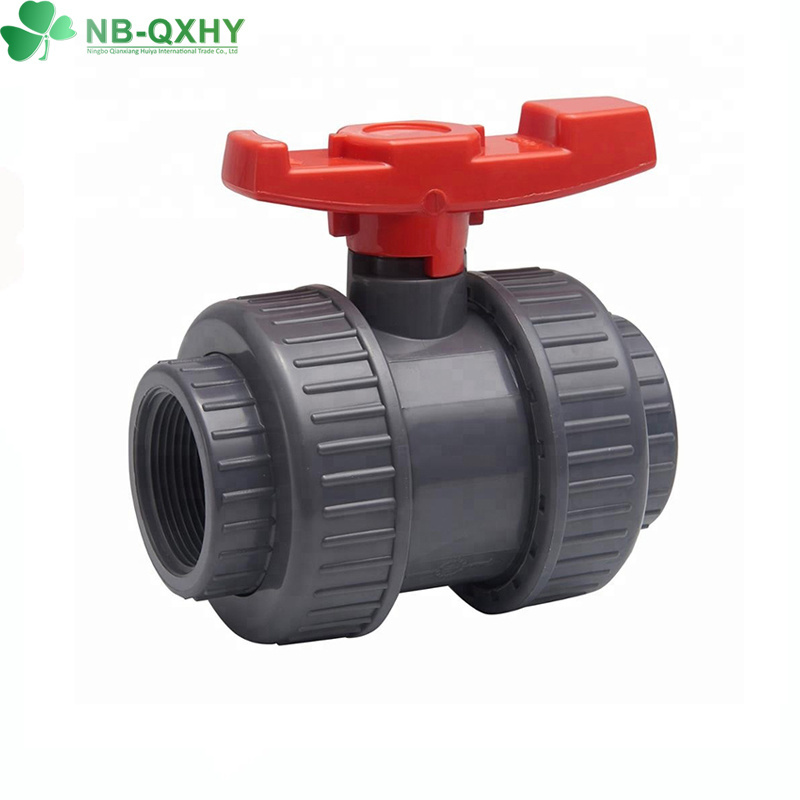 EPDM O-Ring TPE Seat PVC True Double Union Ball Valve for Swimming Pool
