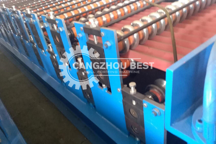 840 850 Double Layer Roofing Sheet Roll Forming Machine For Steel Roofing