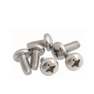 Cross Recessed Round Head Triangle Lock M5 Thread Forming Screws for Sheet Metal