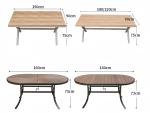 Chinese Hot Sale Outdoor Cafe Furniture Aluminium Restaurant Table Chairs Rattan