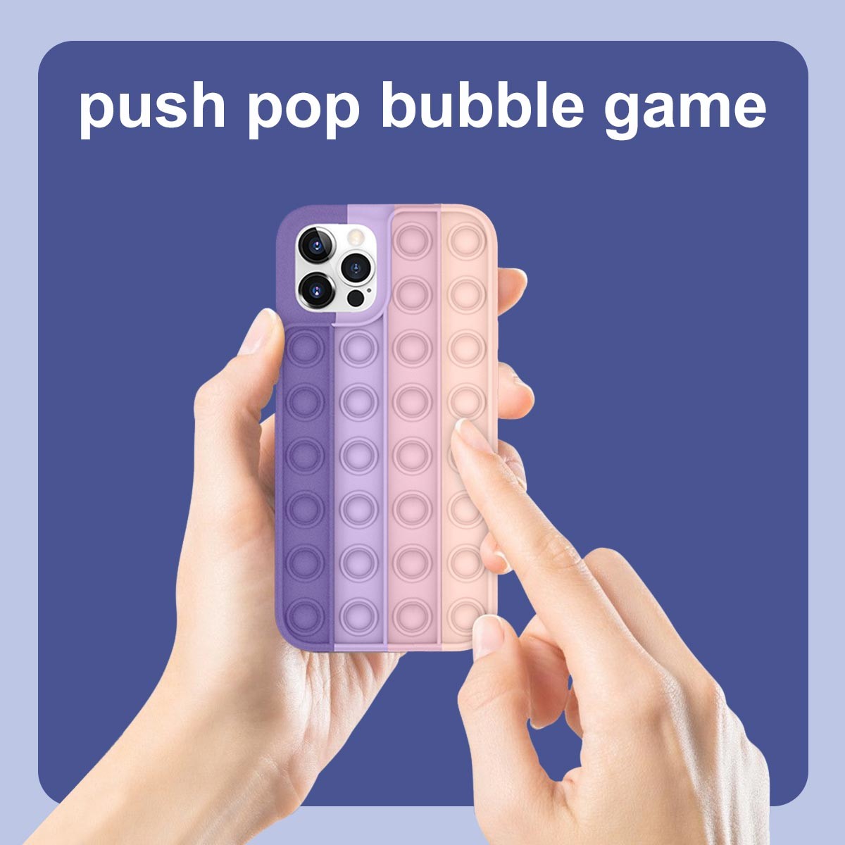 Anti Fall Designer Cell Phone Cases TPU Push Popit Mobile Cases