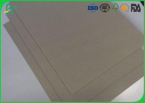 Recycled Waste Pulp Grey Board Paper 1200gsm 787 * 1092mm For Furniture