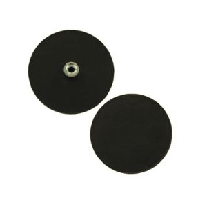 China Kellin Neodymium Pot Magnet Rubber Coated Neodymium Magnet with Threaded Stud 2.60 Diameter x 0.335 Thick on sale