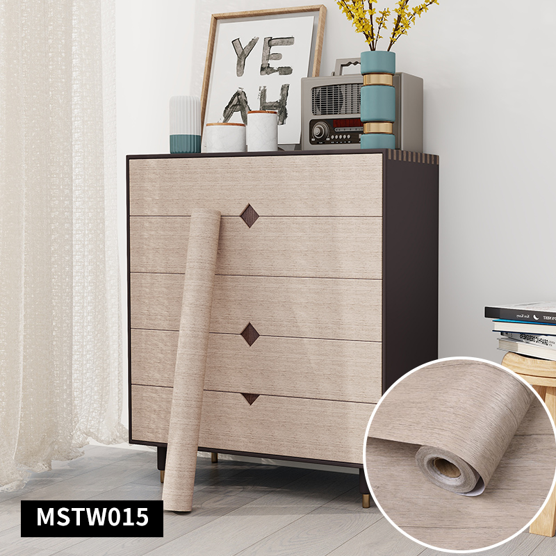 0.6*10m Wood Grain Removable Wallpaper Interior Self Adhesive Wall Covering