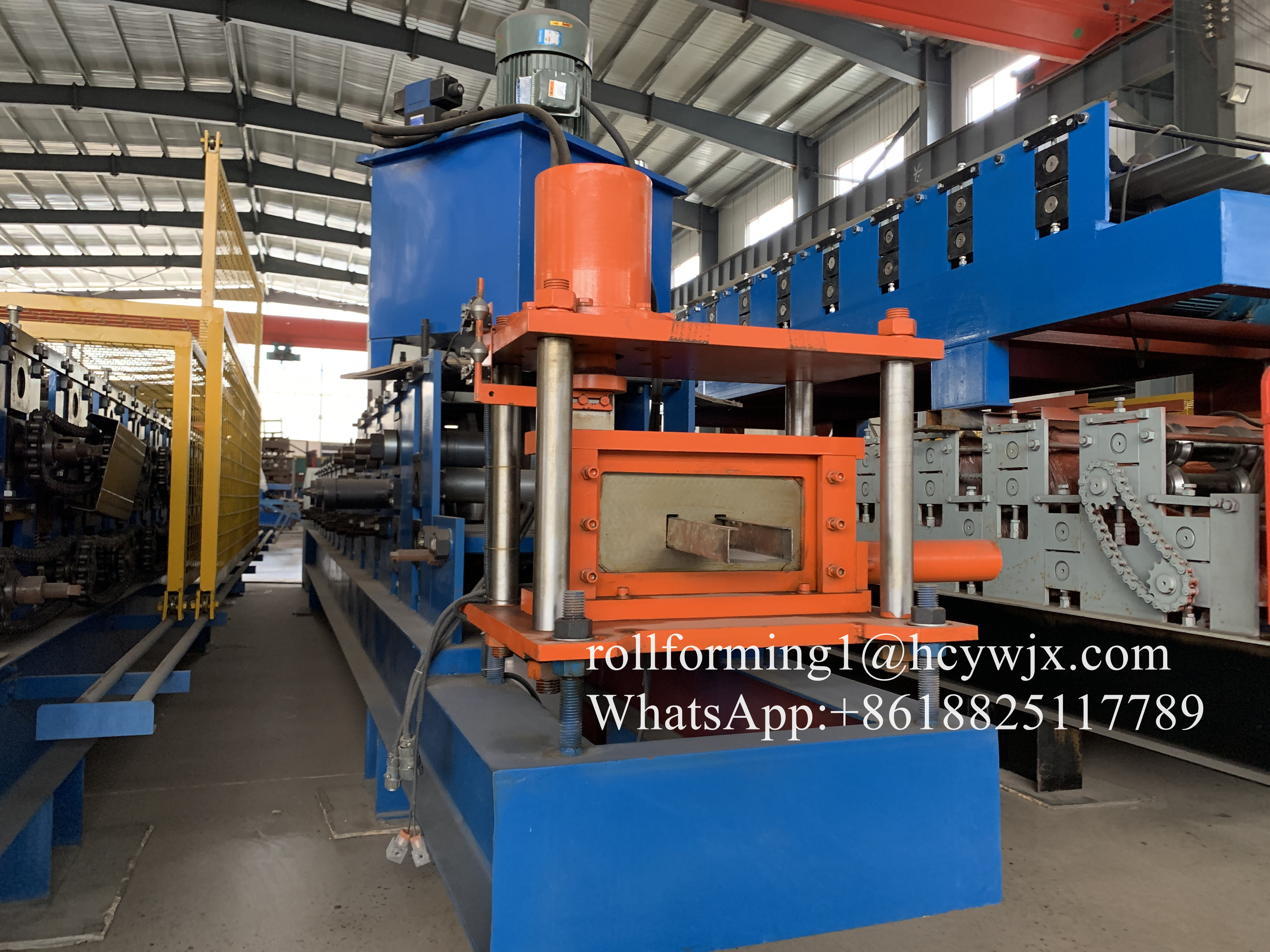 10m/Min PLC Control C Purlin Roll Forming Machine