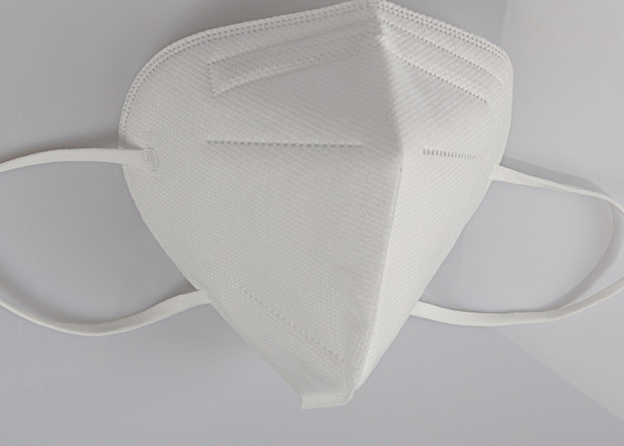 4 Layers Folding FFP2 Mask Against Dust Elastic Ear Loops No Pressure To Ears