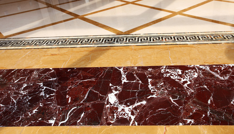 Natural Countertop 96"X 26" 30mm Rosso Levanto Marble Slab