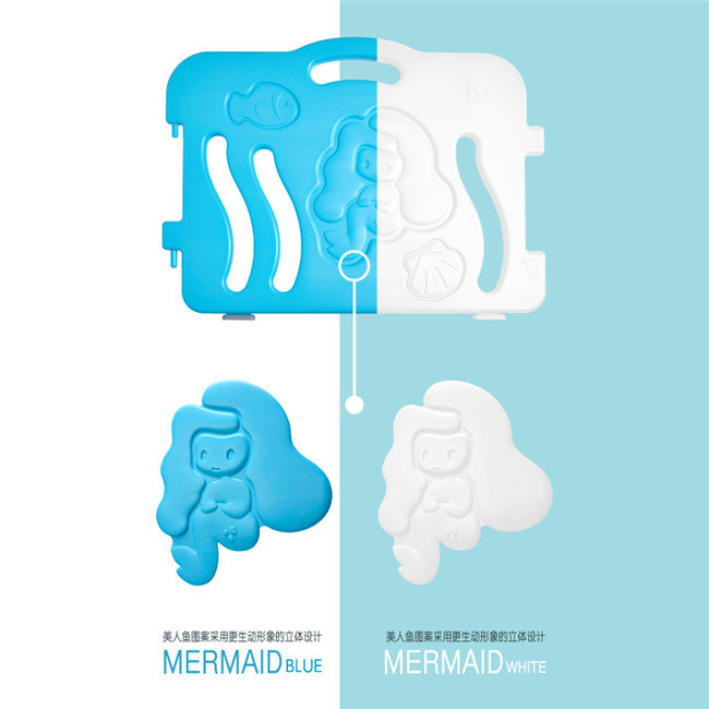 Plastic Fence Mermaid Baby Safety Playpen Children's Playground Long Lifespan