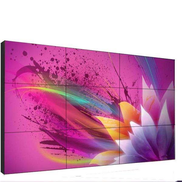Exterior Super Narrow Bezel LCD Wall Display 46" 4K DID 3.5mm Bezel 3x3 Video
