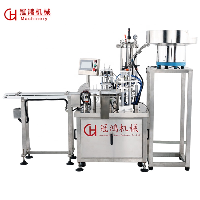 Fully Automatic Linear Capping Machine for Metal Threaded Bottles Easy to and Maintain