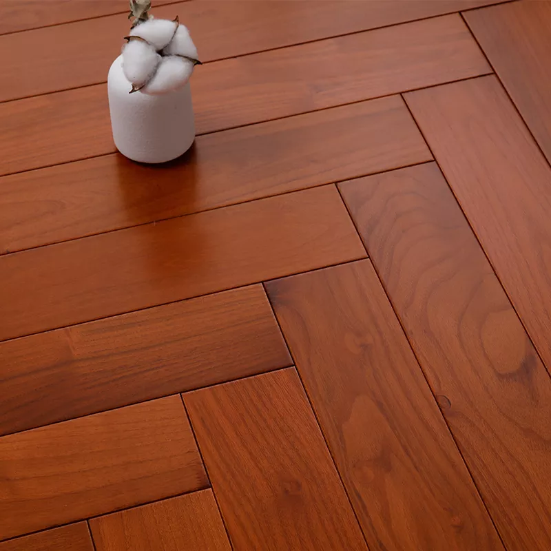 Living Room Engineered Wood Flooring Plank With Art Parquet Design
