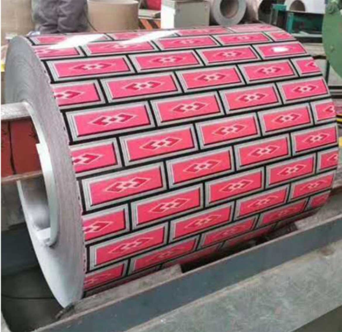 Brick Pattern PPGI Prepainted Galvanized Steel Coil