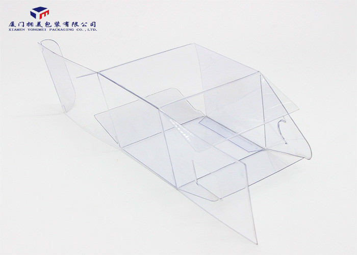 Soft Edges Clear Plastic Box Packaging Hand - Lock Bottom Reusable 7.2X7.2X6.2cm