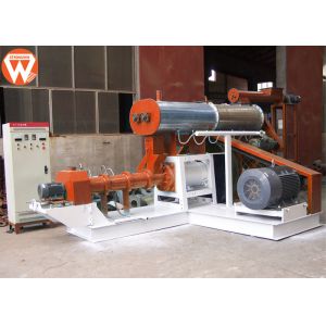 4T/H Wet Type Fish Feed Extruder Machine With Modulator Power 5.5KW Screw 200mm