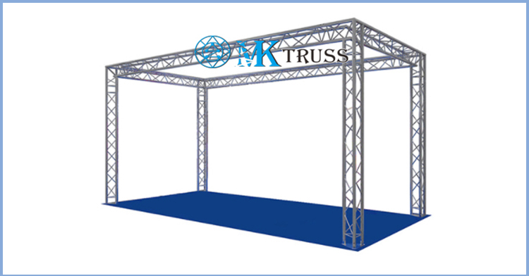 Wedding/Concert/Show Professional Stage Effect Lighting Truss System with Black Roof