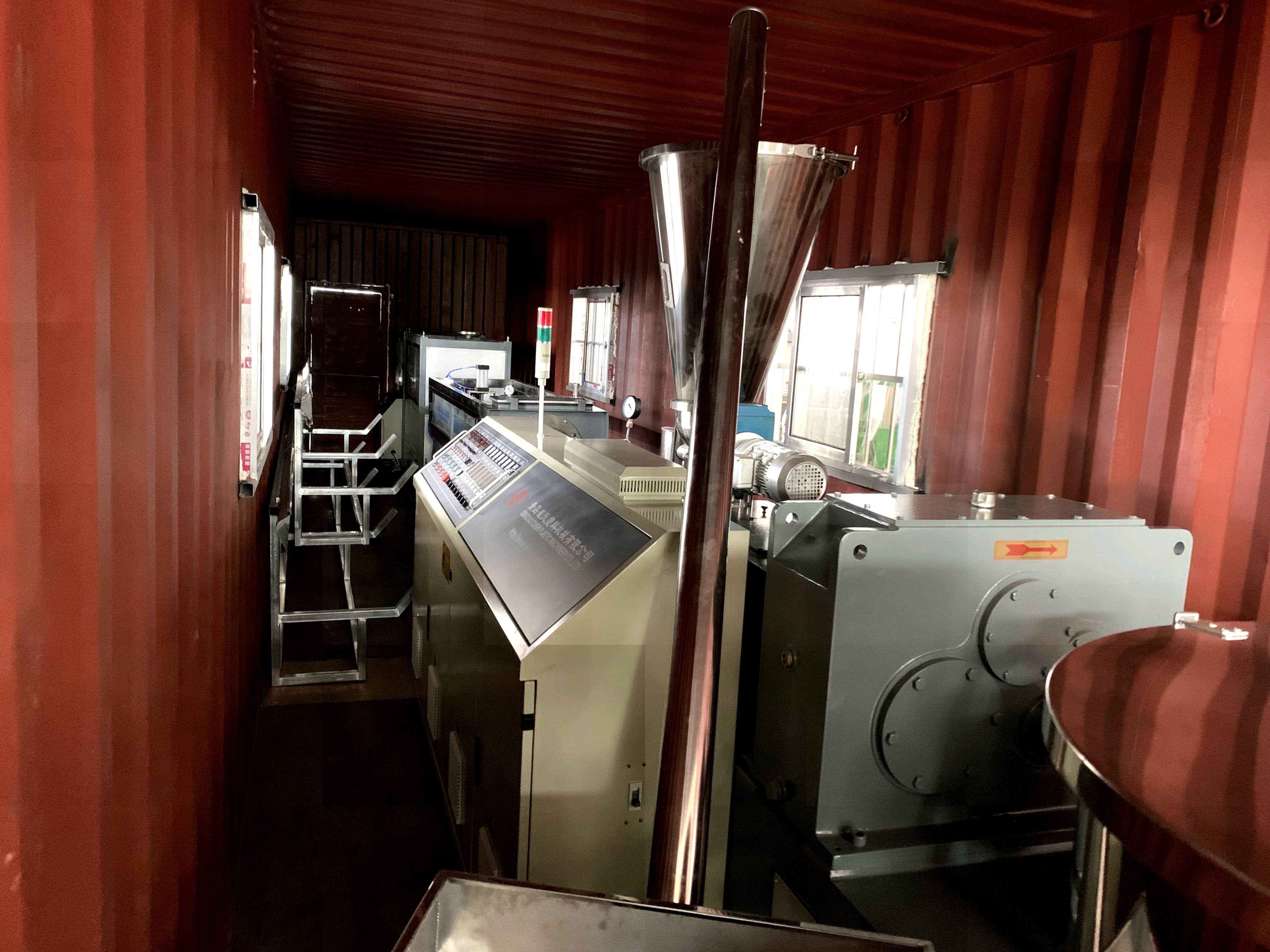Durable Carbon Spiral Corrugated Pipe Production Line with Winding Machine 100m/roll and 37-55kw Motor Power