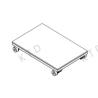 Buy cheap SUS304 Axle Flatbed Trolley With UPE Casters 300kg Load Capacity from wholesalers
