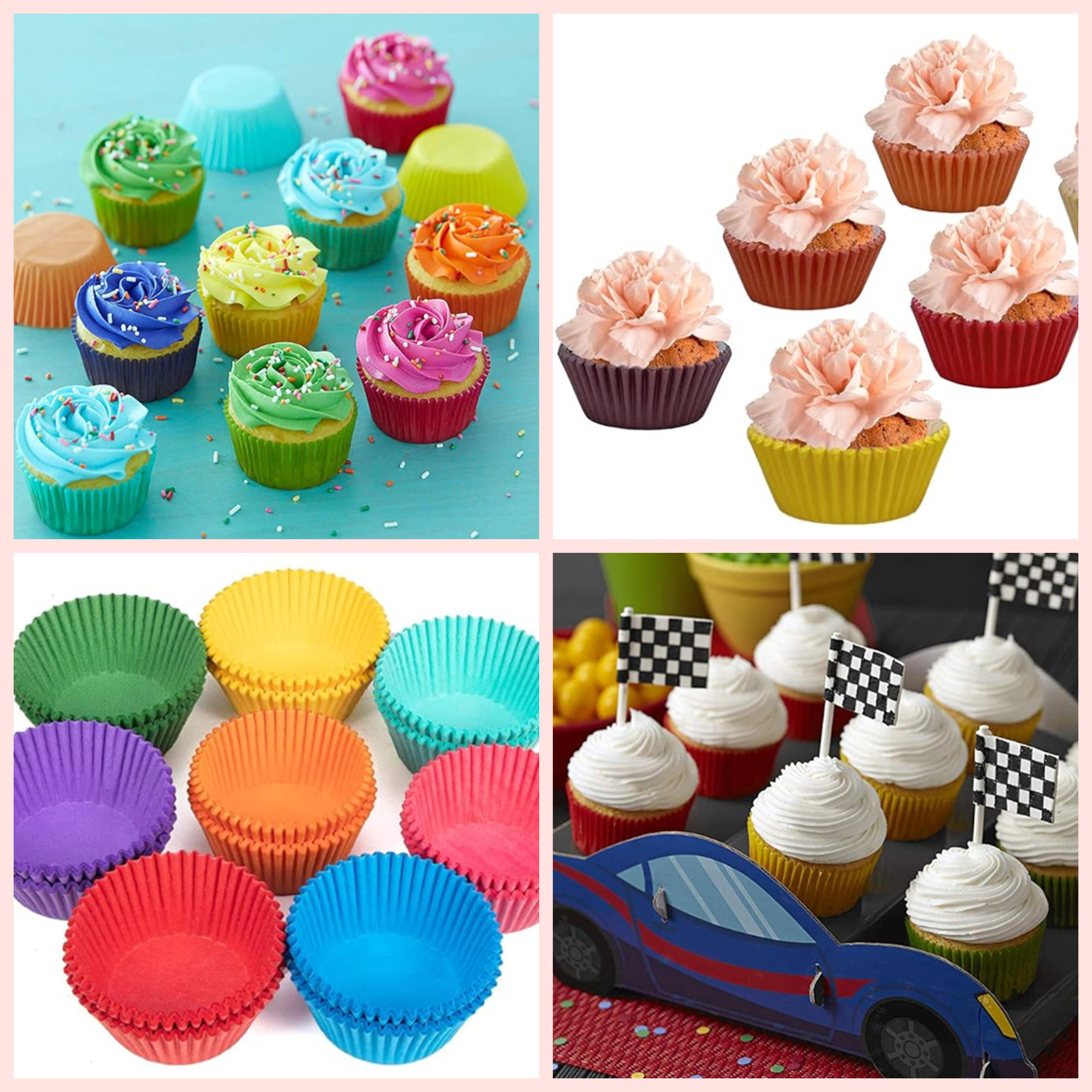Cupcake Liner Paper For Baking 40g 50g Coffee Color Greaseproof Paper