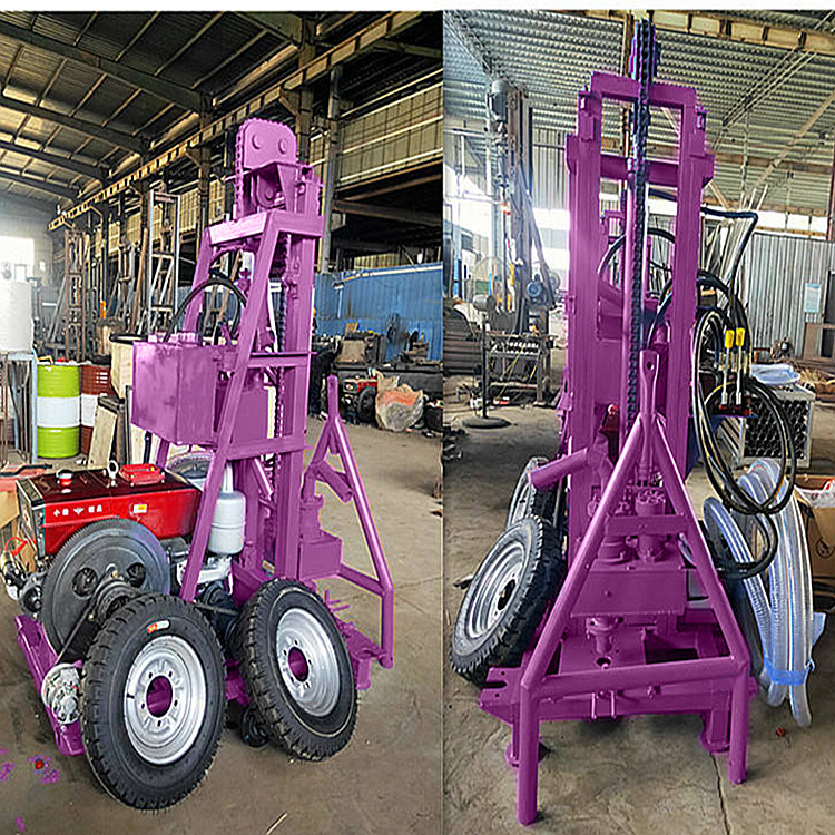 Rotary Water Drilling Rigs Portable Hydraulic Borehole Water Well Drilling Equipment