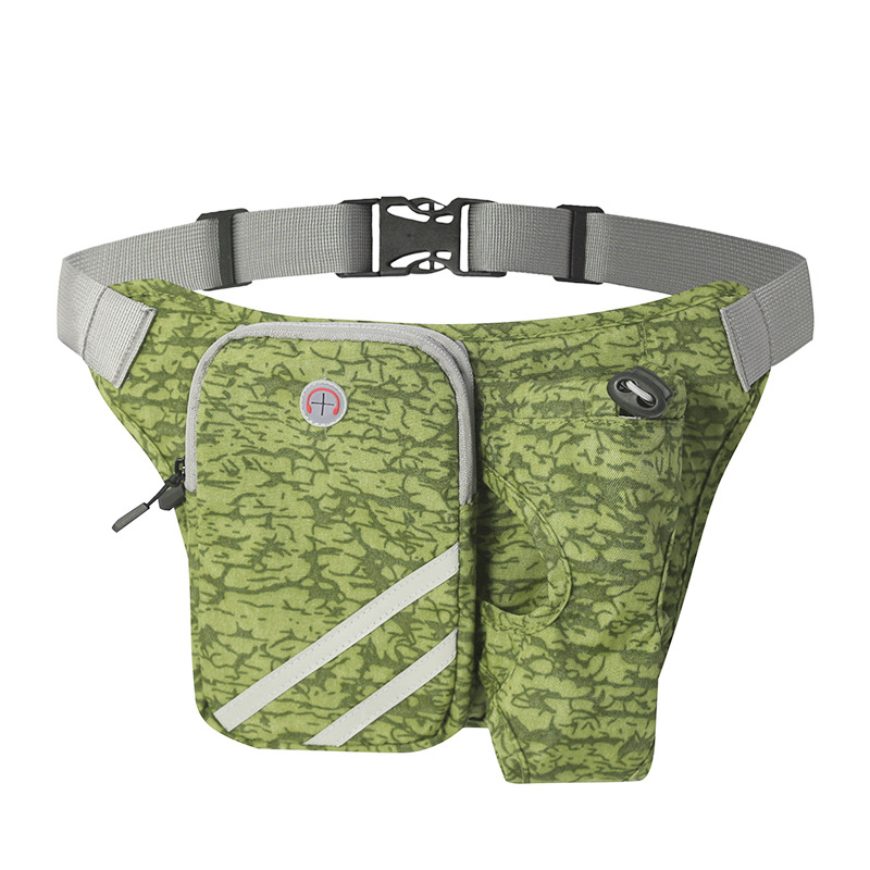 Customized Running Waist Bag For Phone Water Bottle Sports Fanny Pack Fitness Dual Pocket Running Belt Waist Bag