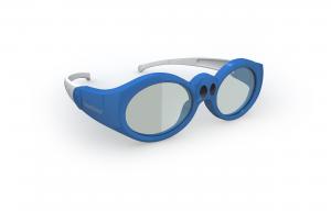  Customized Color DLP Link 3D Glasses For Kids , Optoma Projector Glasses Manufactures