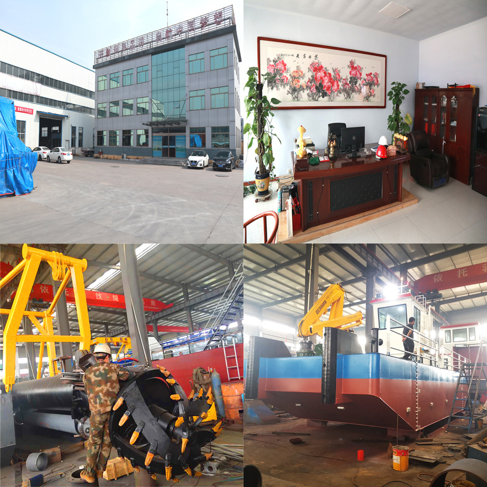 China Dredger Machine Cutter Suction Sand Pumping Dredger
