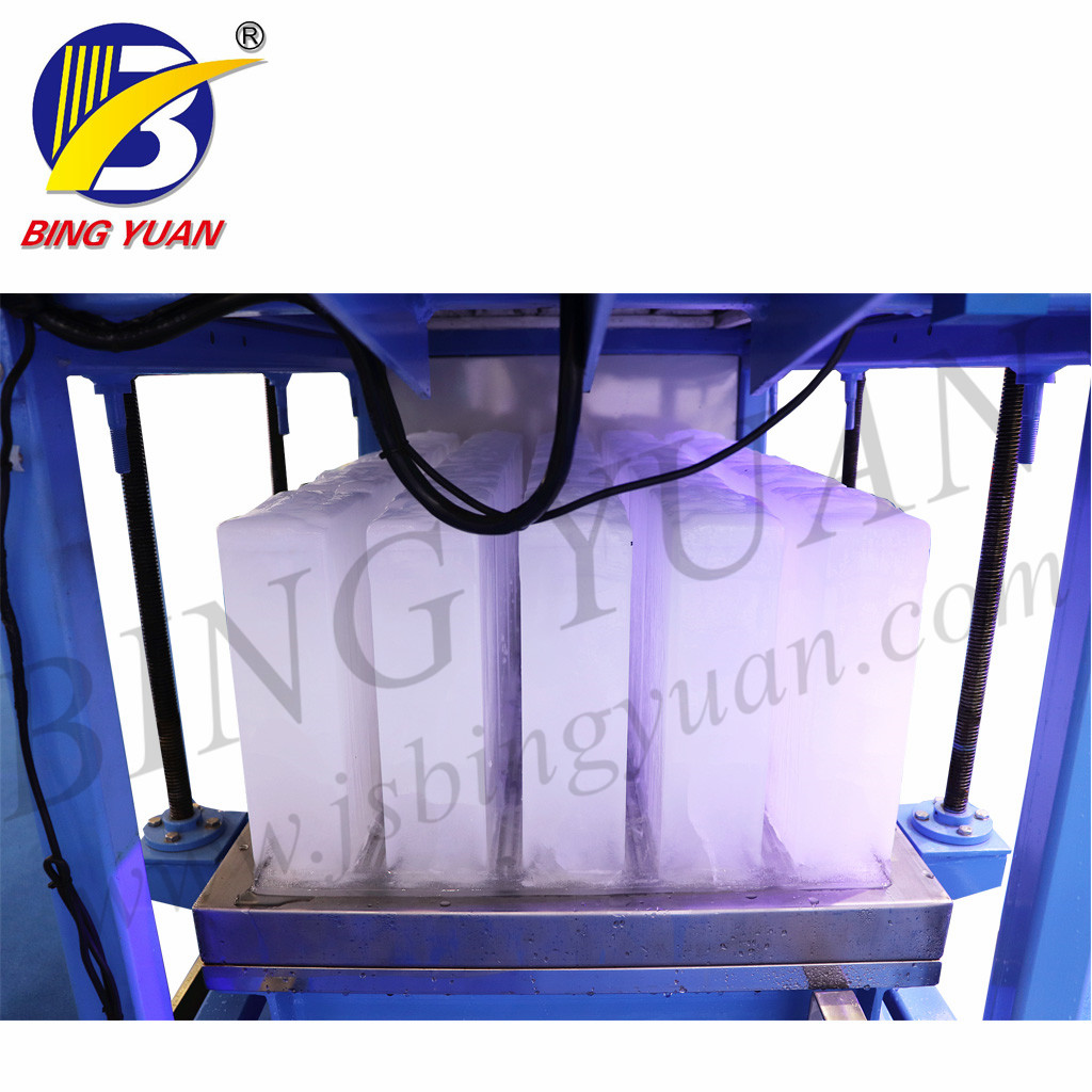 20 Ton Automatic Ice Block Machine , Restaurant Ice Machine