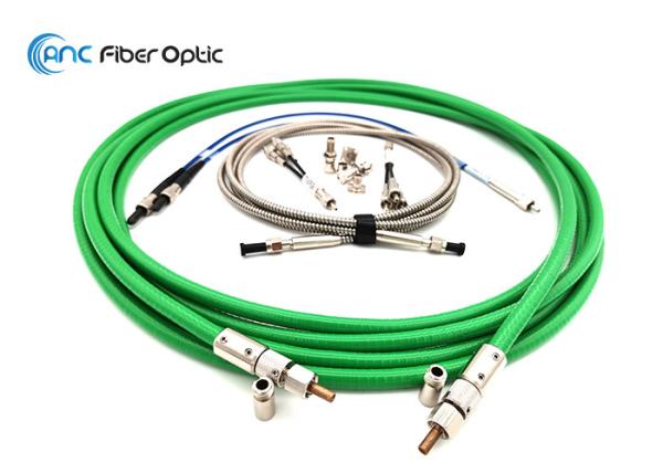 Quality High Power Optical Fiber Patch Cord Customized 200um 400μm 600μm 1000μm Core NA 0.22 for sale