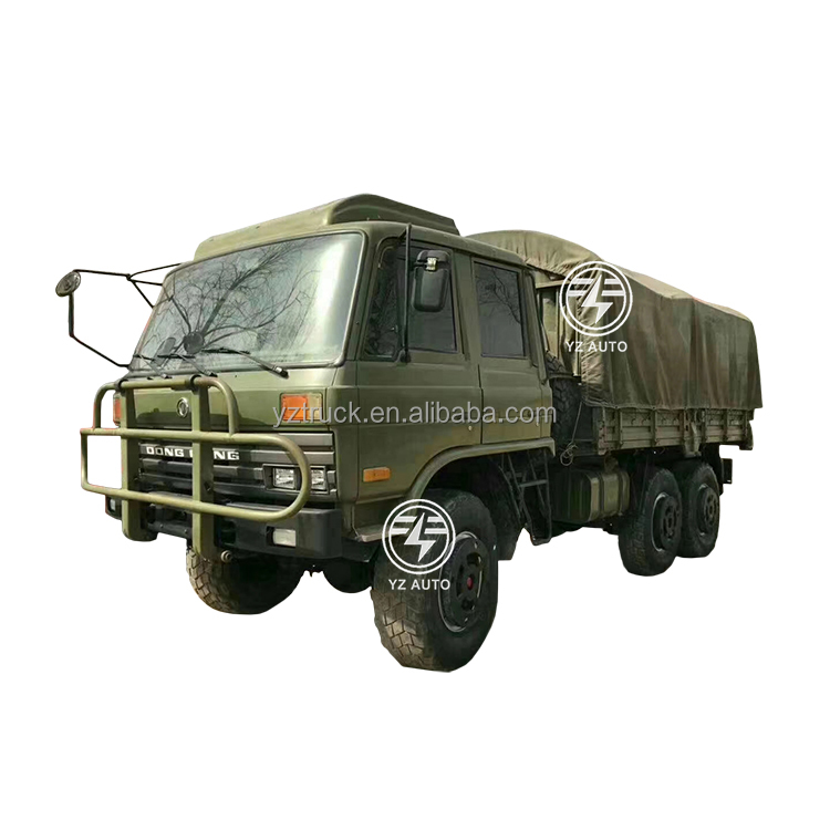4500 1250mm Wheelbase AWD Truck Troop Carrier 6x6 Off Road Vehicle Manual Transmission