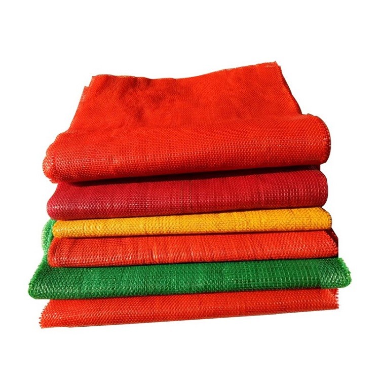 PP Lemon Onion Mesh Bag Red Woven Polypropylene 55*85cm