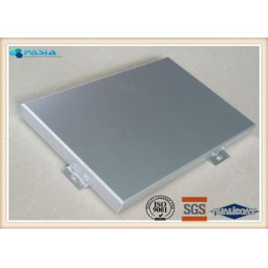  PVDF Powder Coated Solid Aluminium Cladding Panels Standard / Flat Surface Manufactures