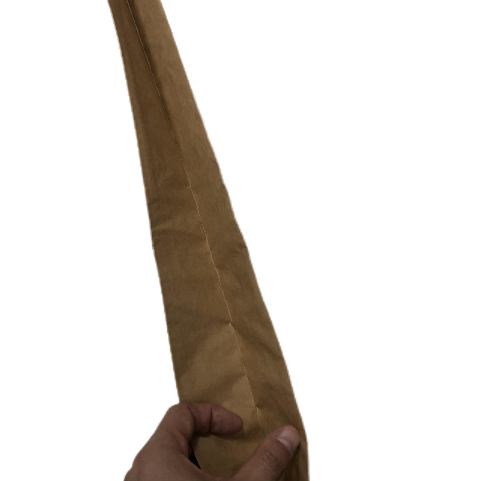 Customized Pinch Bottom Paper Bags for Food Additives Heat Sealed and with trapezoidal mouth