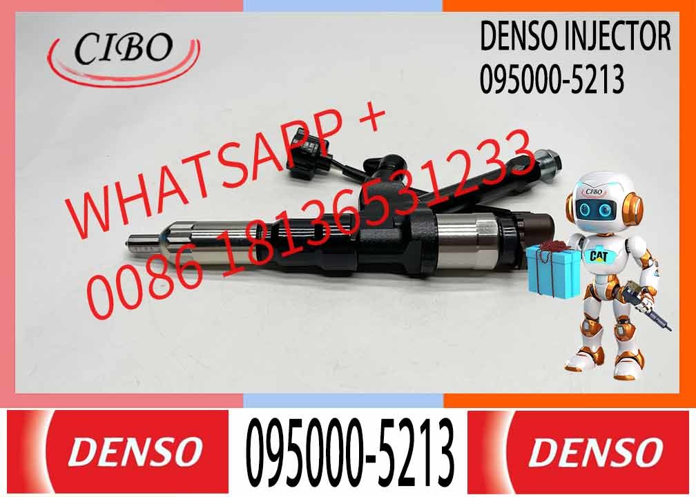 Diesel Injector Fuel Injector Assy For SK460-8 P11C Engine 095000-5215 095000-5213 23670-E0350
