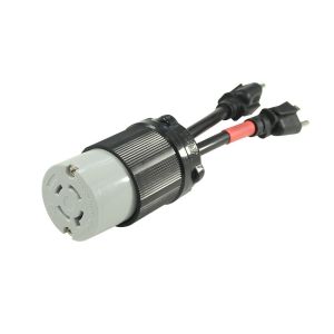 NEMA 5-15P to L14-20C 1ft 14/3 Extension Cord with ROHS USA CE