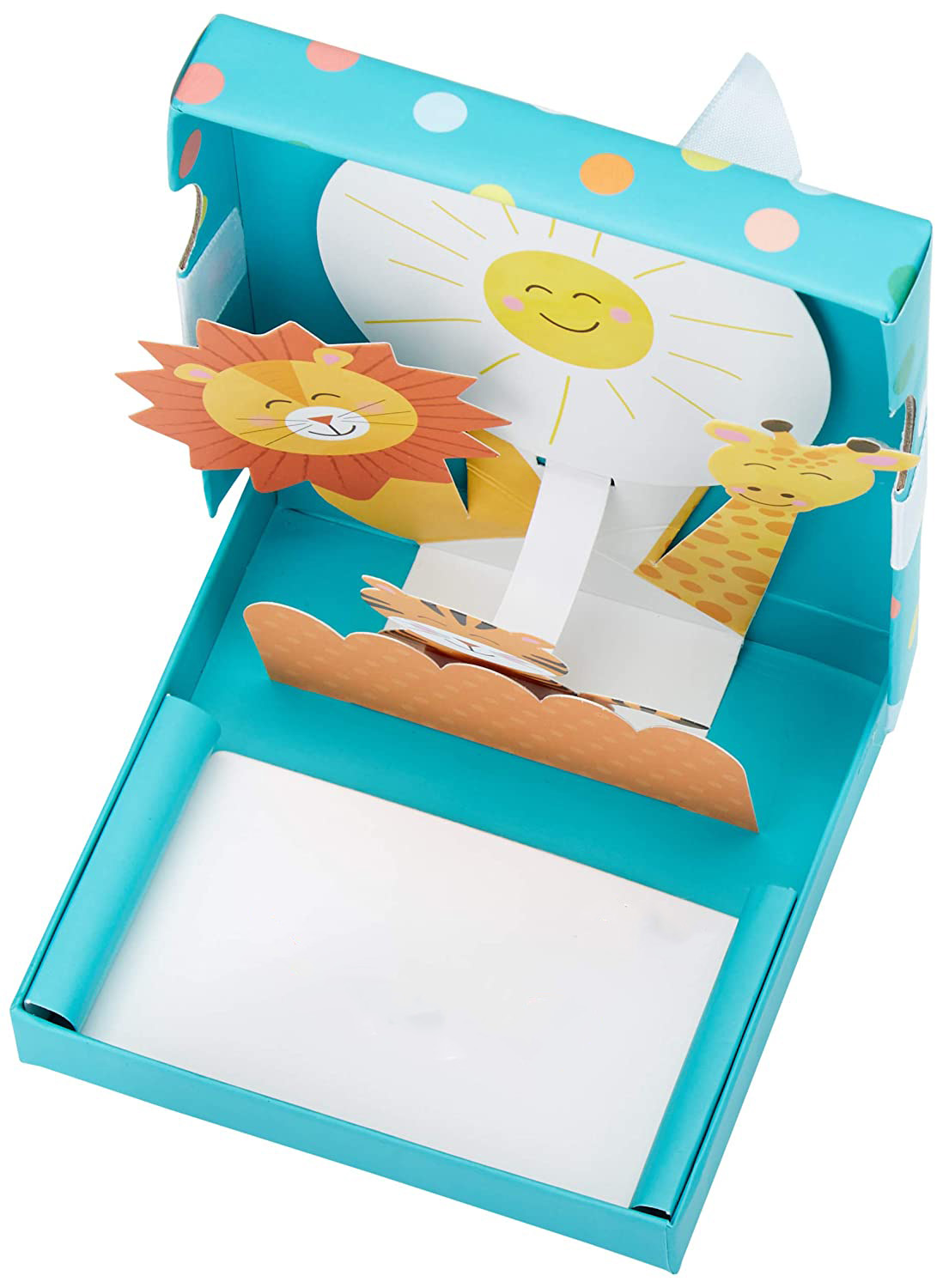Recycled Materials Welcome Baby Pop-up Box Freshman Gift Box 3D Cardboard Origin Box