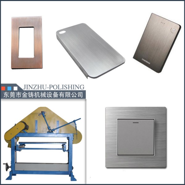 Wire Drawing Effect Hairline Linishing Machine Metal Surface