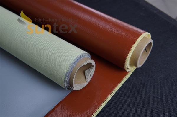 Fiberglass Coated Fabric Expansion Joint Cloth Heavy Duty High Temperature