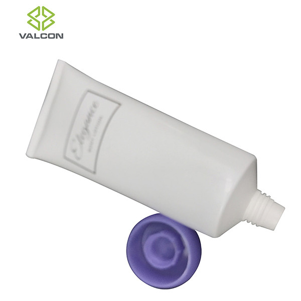 35 MM Body Empty Lotion Tubes Silkscreen Printing Purple Customized Screw Cap