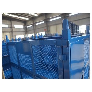 Stackable Forklift Stillage Bin Mesh Pallet Cages Drop Front
