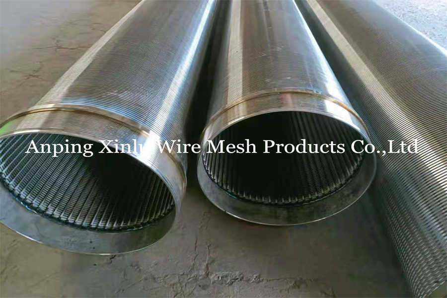 12" Gap 1mm x L 3m V Wire Wrap Johnson Sand Screen Pipe For Groundwater
