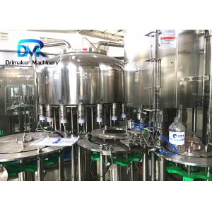24 Filling Heads Water Bottling Machine Automatic Electric Driven Compact