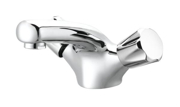 Dual Lever Basin Bathroom Sink Mixer Taps Chrome Hot And Cold Faucet Solid Brass