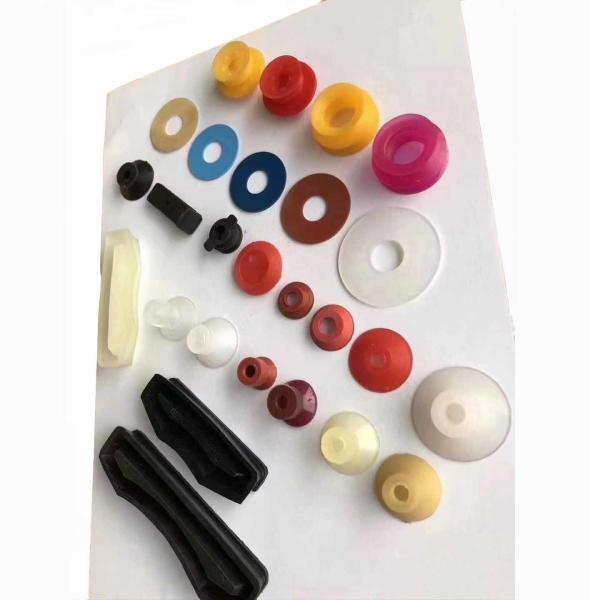 35x13x0.5mm Red Rubber Sucker Offset Printing Machine Spare Parts For Garment