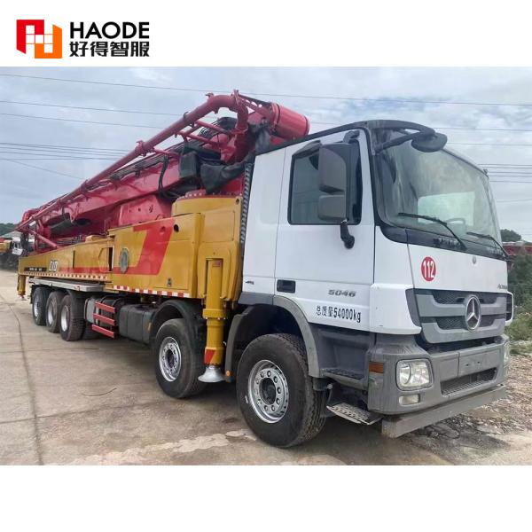 Good Partner SANY 72m mounted trailer price putzmeister spare parts used mobile