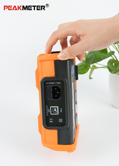 100 Groups Digital RCD Tester Data Logging , GFCI Earth Loop Impedance Meter