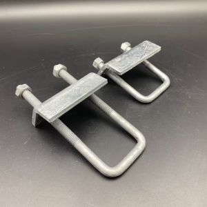 China Customized Size Square Plate U Bolt Beam Clamps on sale