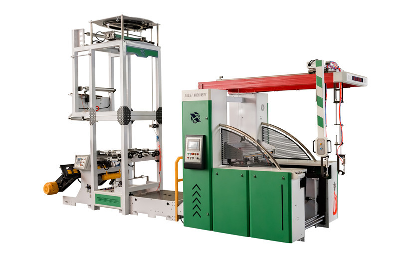 Gusset HDPE LDPE Plastic Film Embossing Machine 175m/Min
