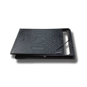 Square Fiber Glass Composite Resin BMC / SMC / FRP Manhole Cover