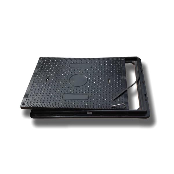 Quality Square Fiber Glass Composite Resin BMC / SMC / FRP Manhole Cover for sale