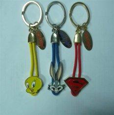 Silver / Antique Silver 1.2mm - 3.0mm Promotional Metal Keyrings